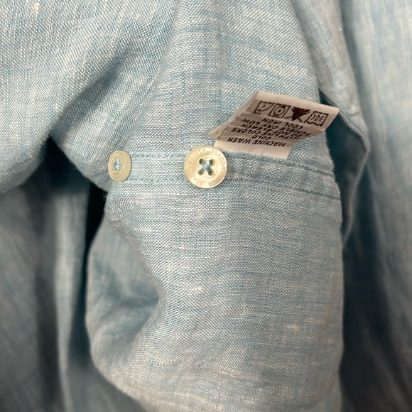 Madda Fella Linen Long Sleeve Linen Shirt size XXL- gently used - Picture 8 of 14